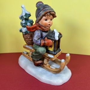 Goebel Hummel Ride Into Christmas Figurine#396 TMK-6 Vintage 1979 Mint Condition